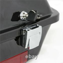 Razor Tour Pack Trunk with Backrest Pad For 97-13 Harley Davidson Road King/ Glide