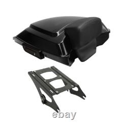 Razor Trunk Pad with 2 Up Rack Fit For Harley Touring Road King Street Glide 14-25