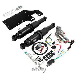 Rear Air Ride Suspension Kit Fit For Harley Electra Street Road Glide King 94-Up