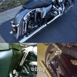 Rear Air Suspension Shocks Pair For Harley Road King Street Electra Glide CVO