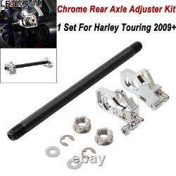 Rear Axle Adjust Bracket Kit For Harley Touring Electra Street Glide Road King