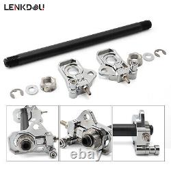 Rear Axle Adjust Bracket Kit For Harley Touring Electra Street Glide Road King