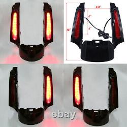 Rear Fender Extension Fascia LED Light For Harley Touring Road King Glide 09-13