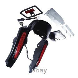 Rear Fender Extension Fascia LED Light For Harley Touring Road King Glide 09-13