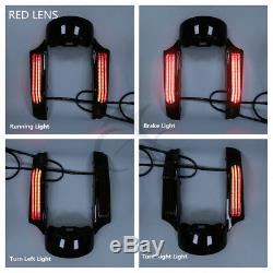 Rear Fender Fascia LED Light For Harley Touring Road King FLHR Street Glide FLHX