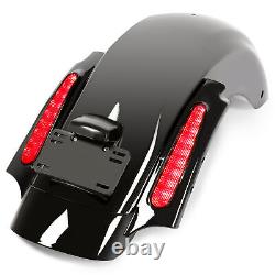 Rear Fender System For Harley CVO Touring Road King Electra Street Glide 09-13