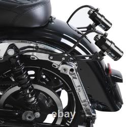 Rear Suspension Shock Remote Reservoir for Road King Street Glide 2014-2025