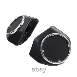 Rear Trunk 6.5'' Speaker Pods For Harley Road King Street Glide FLHX FLHXS 14-23