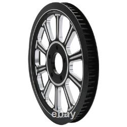 Rear Wheel Belt Pulley Sprocket Fit For Harley Road King Street Glide 1997-2008