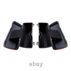 Red Hard Bags Saddlebag Fit For Harley Touring Road King Street Glide 1994-2013