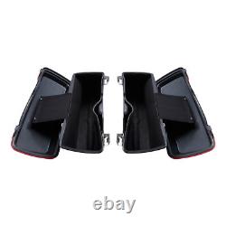 Red Hard Bags Saddlebag Fit For Harley Touring Road King Street Glide 1994-2013