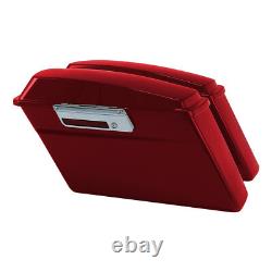 Red Hard Bags Saddlebag Fit For Harley Touring Road King Street Glide 1994-2013