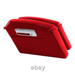 Red Hard Bags Saddlebag Fit For Harley Touring Road King Street Glide 1994-2013