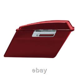 Red Hard Bags Saddlebag Fit For Harley Touring Road King Street Glide 1994-2013