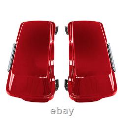 Red Hard Bags Saddlebag Fit For Harley Touring Road King Street Glide 1994-2013