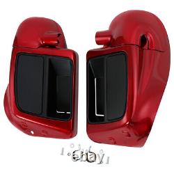 Red Lower Vented Leg Fairings For Harley Touring Road King Street Glide 2014-24