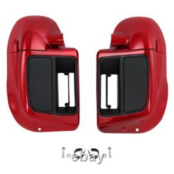 Red Lower Vented Leg Fairings For Harley Touring Road King Street Glide 2014-24