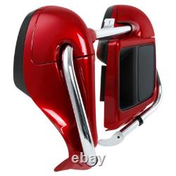 Red Lower Vented Leg Fairings For Harley Touring Road King Street Glide 2014-24