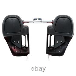 Red Lower Vented Leg Fairings For Harley Touring Road King Street Glide 2014-24