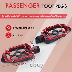 Red MX Floorboards Fits Harley Touring/Street/Electra Glide/Road King 2014-2024