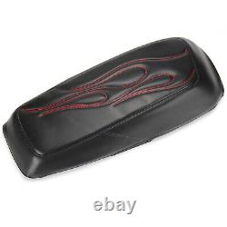 Red Saddlebag Lid Bra Covers For Harley 2014-UP Touring Road King Street Glide