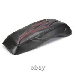 Red Saddlebag Lid Bra Covers For Harley 2014-UP Touring Road King Street Glide