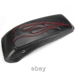 Red Saddlebag Lid Bra Covers For Harley 2014-UP Touring Road King Street Glide