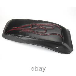 Red Saddlebag Lid Bra Covers For Harley 2014-UP Touring Road King Street Glide