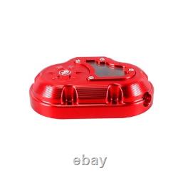 Red Transmission Sider Cover Fits Harley 07-2016 Touring Road King Street Glide