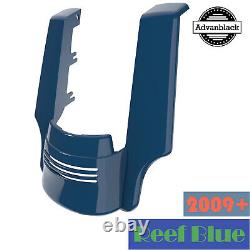 Reef Blue Stretched Rear Fender Extension Fits Harley Street Road King 2009+
