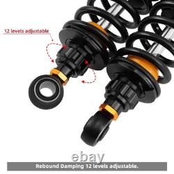 Remote Reservoir Rear Shock For Road King Street Glide Road Glide 2014-2025