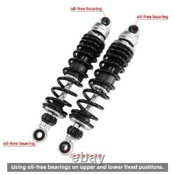 Remote Reservoir Rear Shocks Fit Road King Street Glide Electra Glide 2014-2024