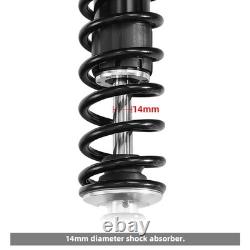 Remote Reservoir Rear Shocks Fit Road King Street Glide Electra Glide 2014-2024