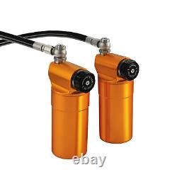 Remote Reservoir Suspension Shocks Fit For Harley Road King Street Glide 14-23