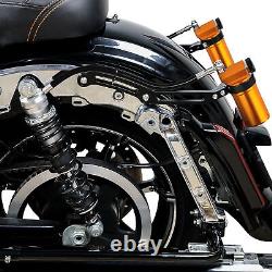 Remote Reservoir Suspension Shocks Fit For Harley Road King Street Glide 14-23