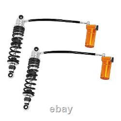 Remote Reservoir Suspension Shocks Fit For Harley Road King Street Glide 14-23