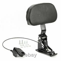 Rider Backrest Adjustable For Harley Touring Street Glide Road King 09-19 FLTRX