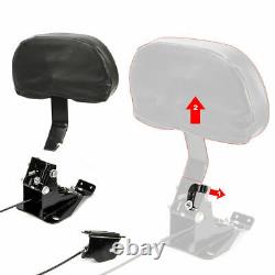 Rider Backrest Adjustable For Harley Touring Street Glide Road King 09-19 FLTRX