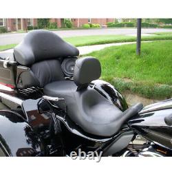 Rider Driver Passenger 2 Up Seat For Harley Touring Street Glide Road King 08-15