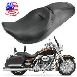 Rider Driver Passenger 2 Up Seat For Harley Touring Street Glide Road King 08-20