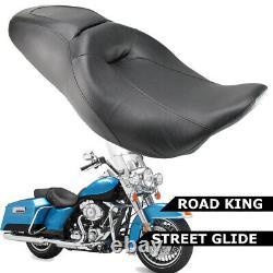 Rider Driver Passenger 2 Up Seat For Harley Touring Street Glide Road King 08-20