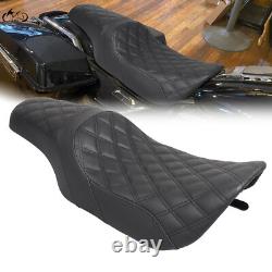 Rider Driver Passenger Seat For Harley Road King FLHR 97-07 Street Glide 06-07