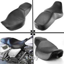 Rider Driver Passenger Seat Two-Up For Harley Road King 97-07 Street Glide 06-07