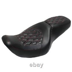 Rider Driver Passenger Two-Up Seat For Harley Street Glide 06-07 Road King 97-07