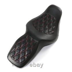 Rider Driver Passenger Two-Up Seat For Harley Street Glide 06-07 Road King 97-07