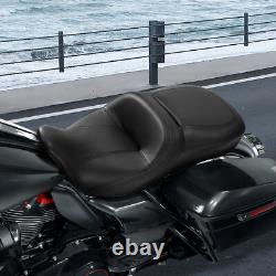 Rider Passenger Gel Seat Fits For Harley Touring Road King Street Glide 2009-23