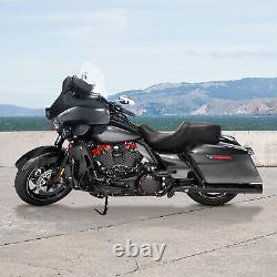 Rider Passenger Gel Seat Fits For Harley Touring Road King Street Glide 2009-23