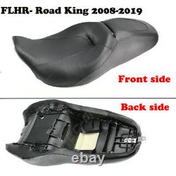 Rider Passenger Seat For Harley Road King Street Glide 2008-2020 FLHR FLHX Black
