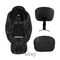 Rider Passenger Seat with Backrest Pad Fit For Harley Road King Street Glide 09-22
