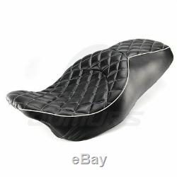 Rider Passenger Two-Up Seat For Harley Street Glide Road King 2008-2015